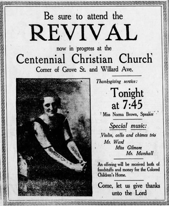 Be sure to attend the Revival